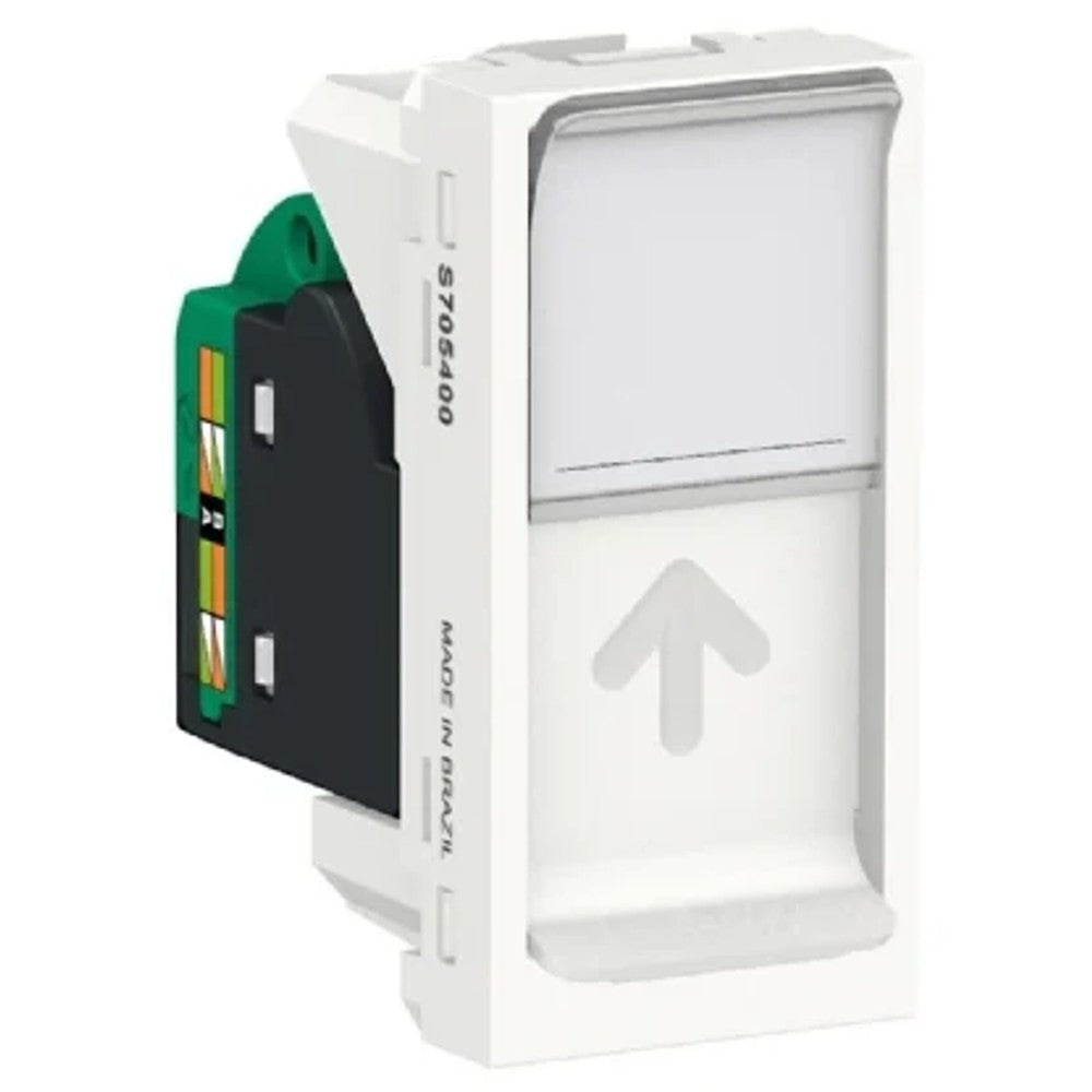 Módulo Tomada RJ45 8 Fios CAT5E Branco Orion Schneider