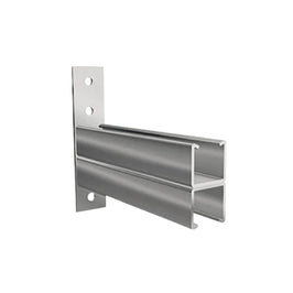 Mão Francesa Dupla 100mm Chapa 14/18 para Perfilado