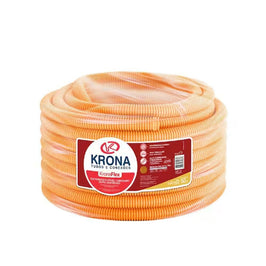 Mangueira Corrugada Laranja 3/4 Polegada com 50 Metros Krona