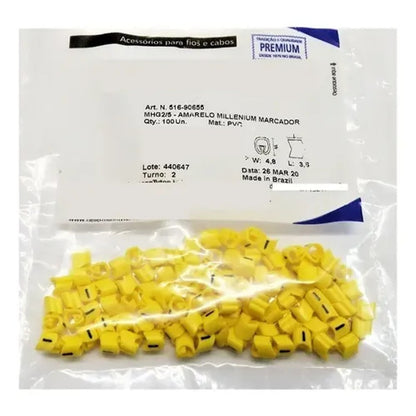 Marcador de Cabos 2,0 a 5,0 mm MHG2-2 100 Unidades Hellermann