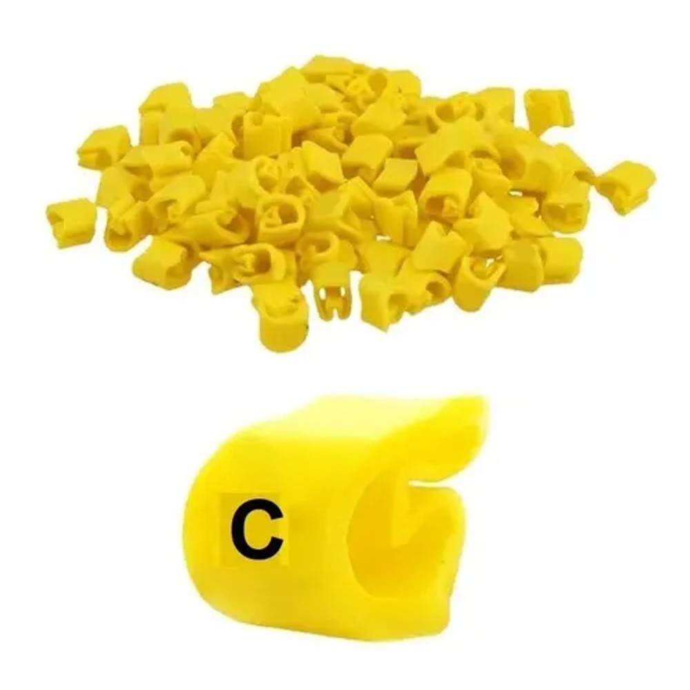 Marcador de Cabos 4,0 a 9,0 mm MHG4-K 100 Unidades Hellermann