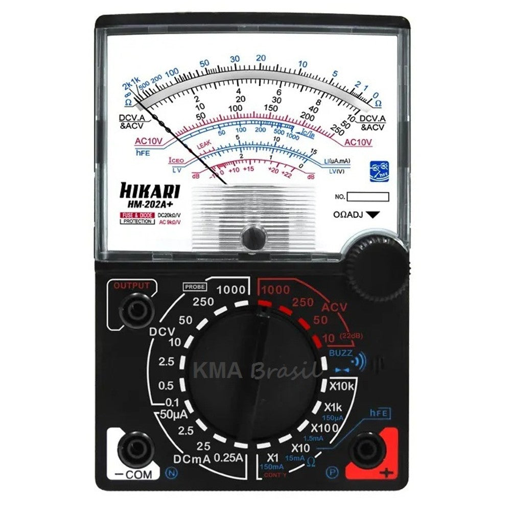 Multímetro Analógico HM202A Hikari