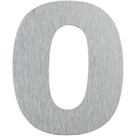 Numero Residencial Prata Escovado Medio Numero 8