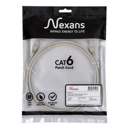 PATCH CABLE CAT6 2,5m BRANCO NEXANS