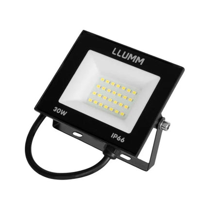 PROJETOR LED 30W 3000K PRETO DEEP IP66 BRONZEARTE
