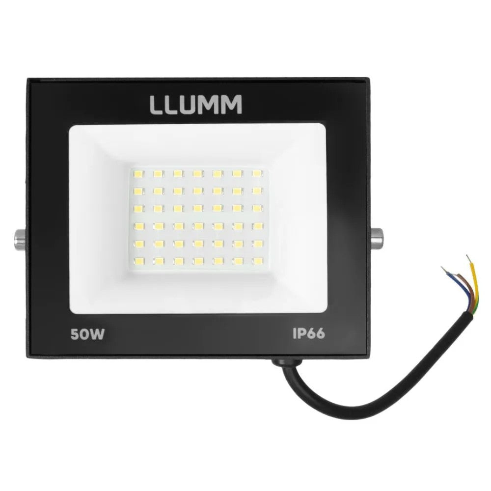 PROJETOR LED 50W 6500K PRETO DEEP IP66 BRONZEARTE