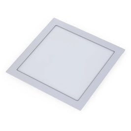 Painel LED Embutir Quadrado 18W 3000K 22cm Branco PIX