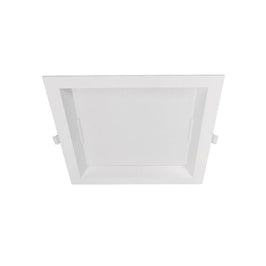 Painel LED Embutir Quadrado 24W 3000K 29,5cm Branco Nordecor