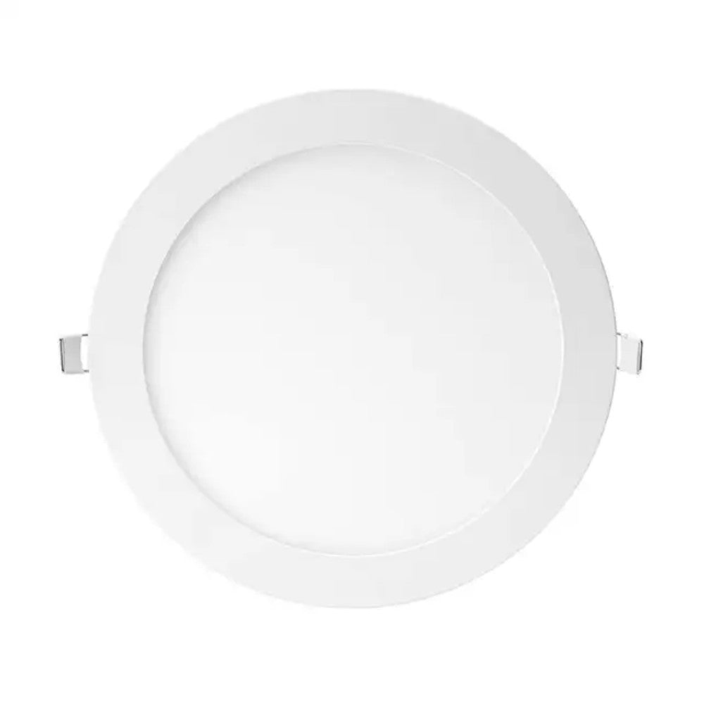 Painel LED Embutir Redondo 12W 6500K 17cm Branco PIX
