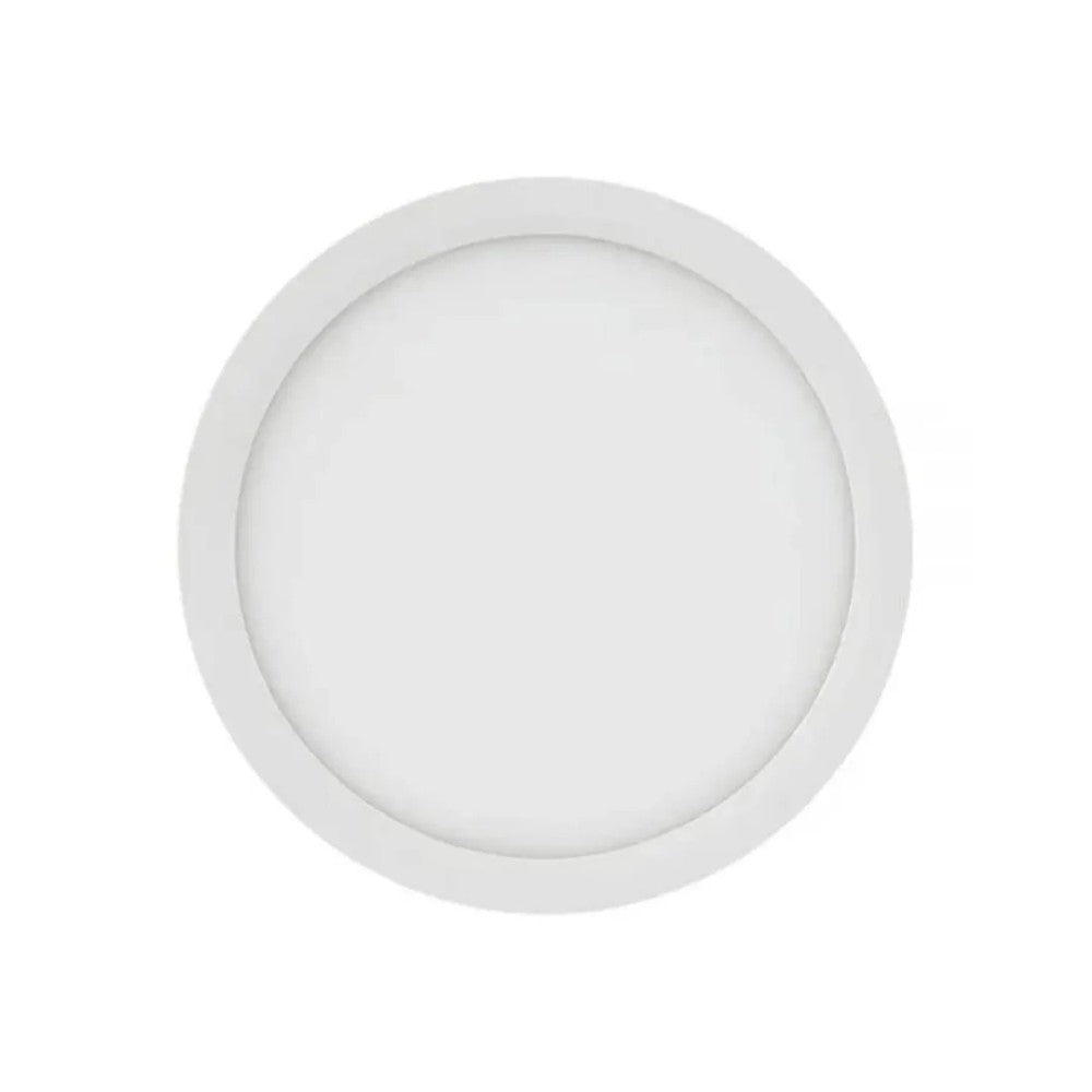Painel LED Embutir Redondo 18W 3000K 22cm Branco PIX