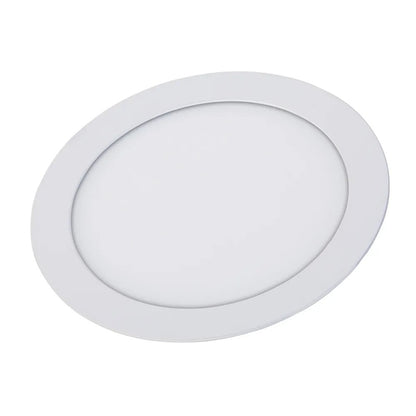 Painel LED Embutir Redondo 18W 4000K 22cm Branco Nordecor