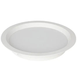 Painel LED Embutir Redondo 18W 4000K 22cm Branco Nordecor
