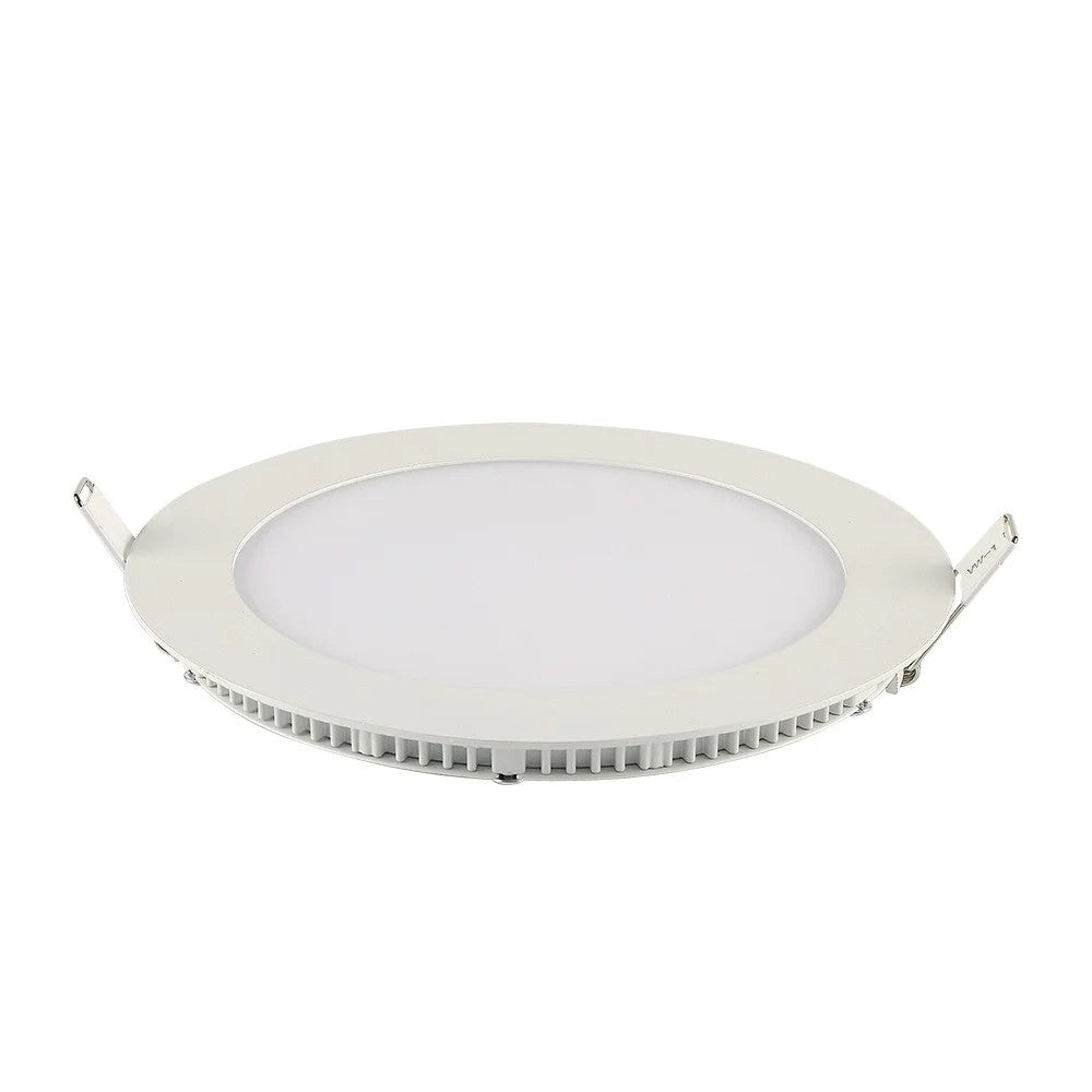 Painel LED Embutir Redondo 24W 3000K 29,5cm Branco PIX