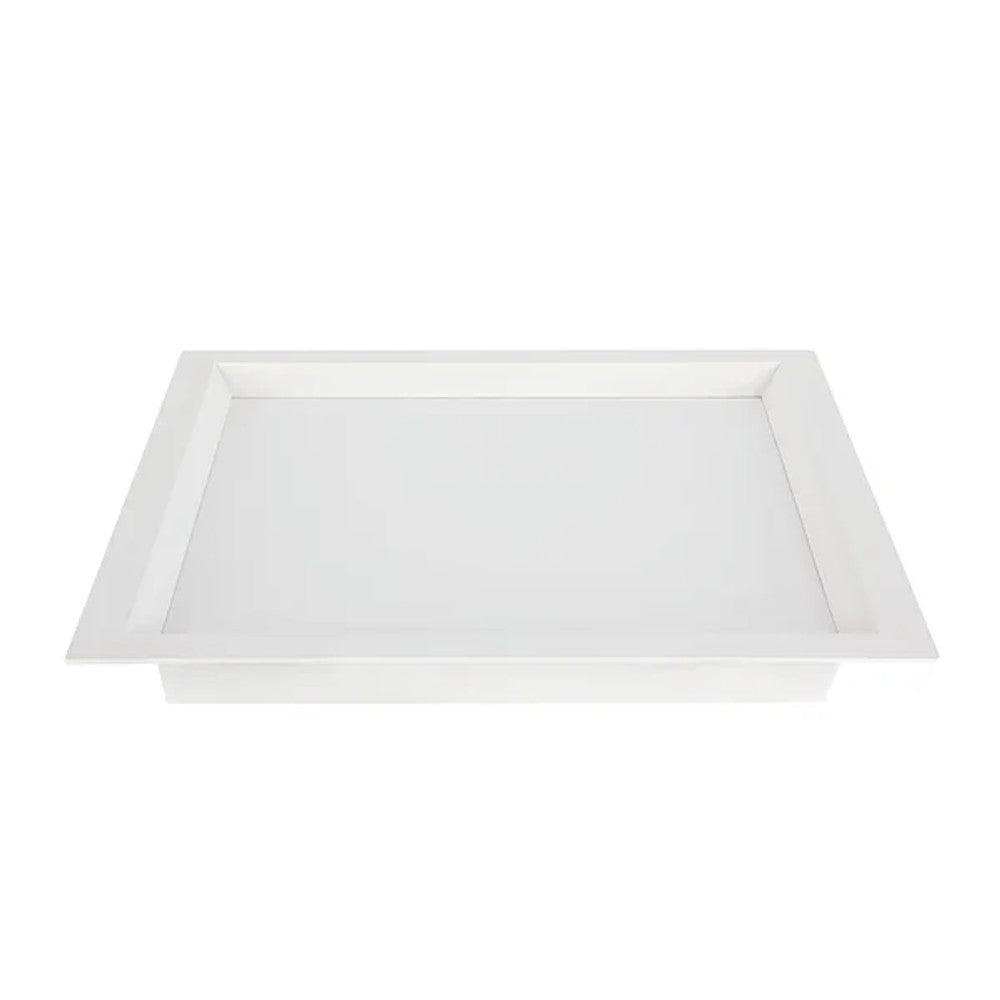 Painel LED Nordecor 36W 3000K 40cm Branco Recuado