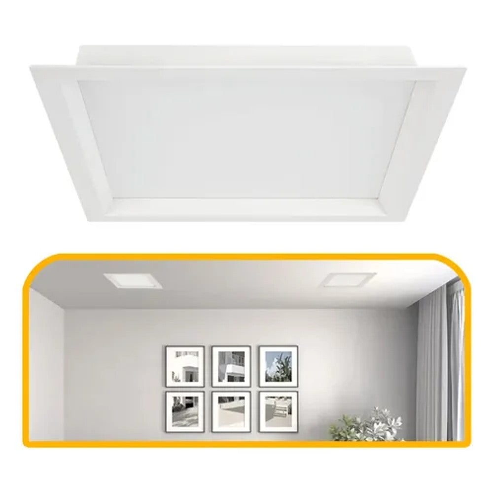 Painel LED Nordecor 36W 4000K 40cm Branco Embutir Linha Kais