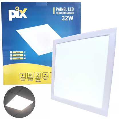 Painel LED PIX EB.QD.32W 4000K 40cm Branco