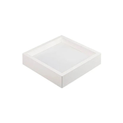 Painel LED Quadrado 18W 3000K 21cm Branco Recuado Nordecor