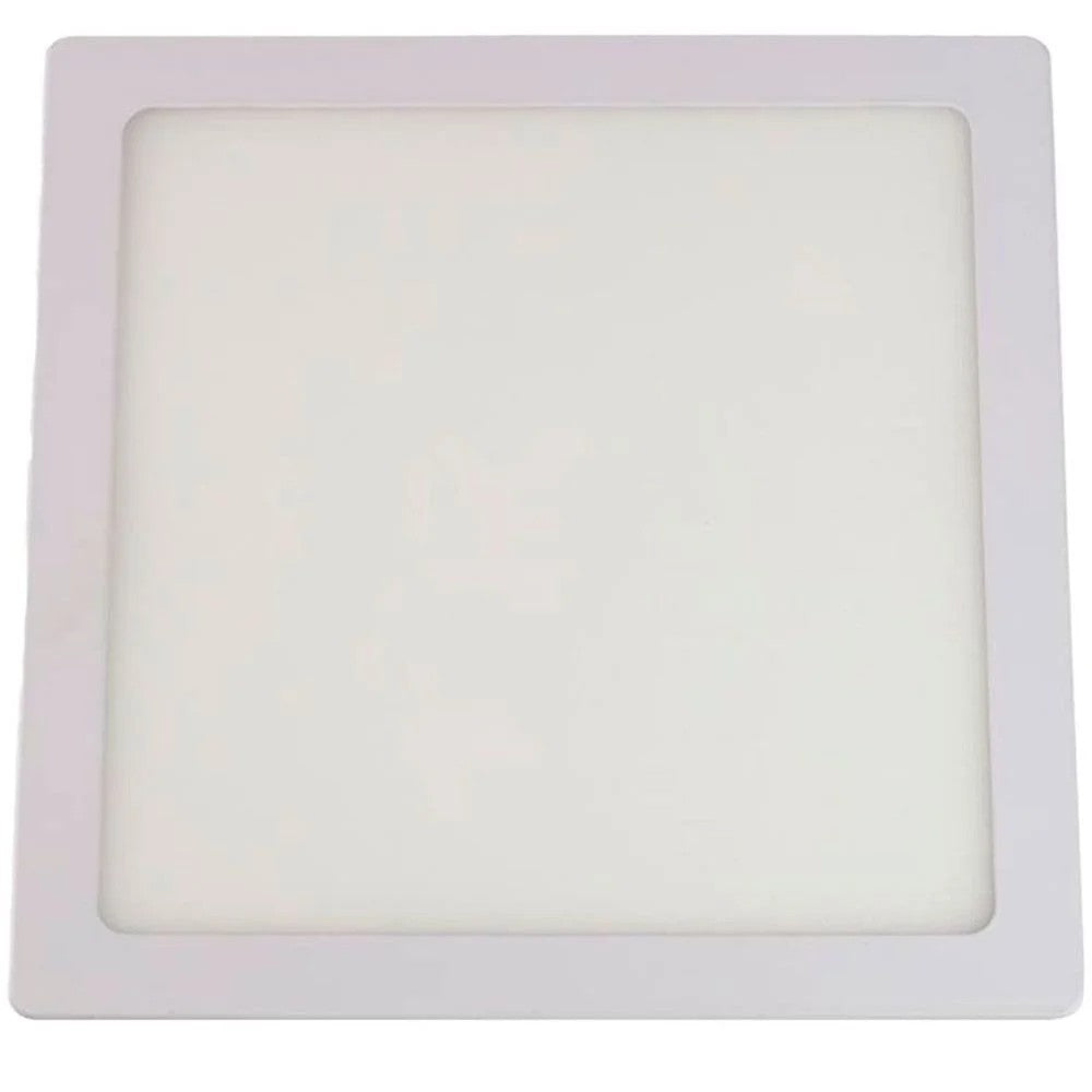 Painel LED Quadrado 18W 6500K Branco Slim Bronzearte