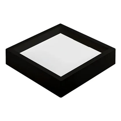 Painel LED Quadrado 18W 6500K Preto Recuado Nordecor