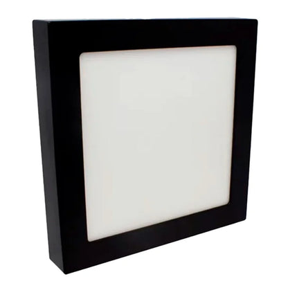 Painel LED Quadrado 20W 4000K 21cm Preto Save Energy