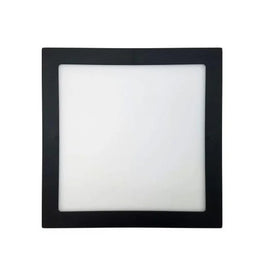 Painel LED Quadrado 25W 3000K 30cm Preto Save Energy