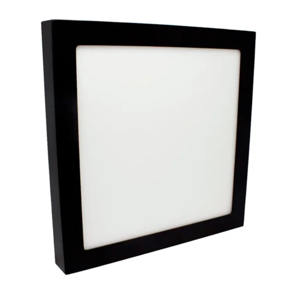Painel LED Quadrado 25W 6500K 30cm Preto Save Energy