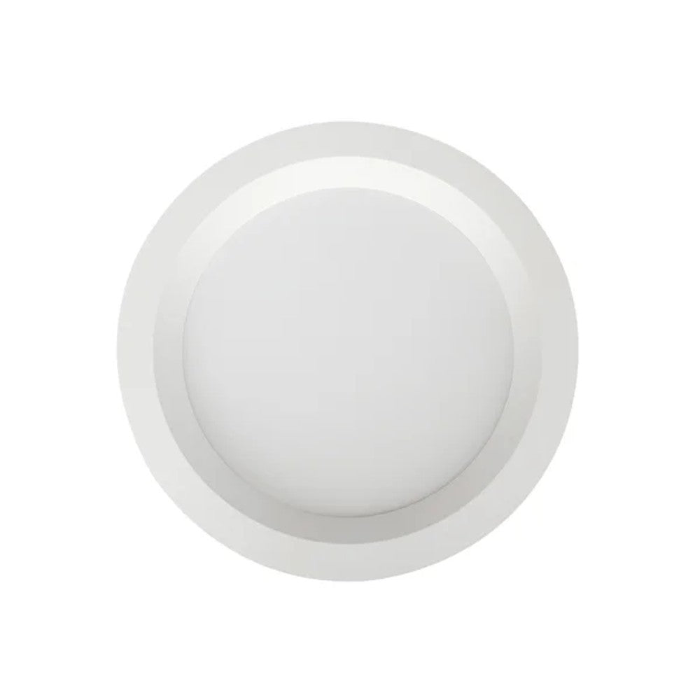 Painel LED Redondo 24W 3000K 29,5cm Branco Embutir Nordecor