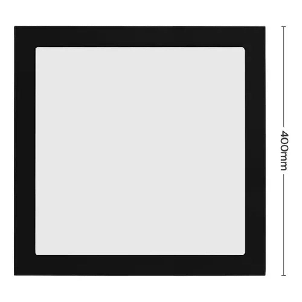 Painel LED Save Energy Quadrado 36W 4000K 37cm Preto