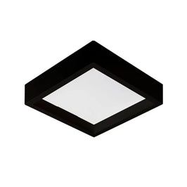 Painel LED Sobrepor 24W 3000K Preto Kais Nordecor
