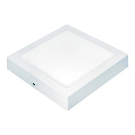 Painel LED Sobrepor Quadrado 12W 3000K 16cm Branco PIX