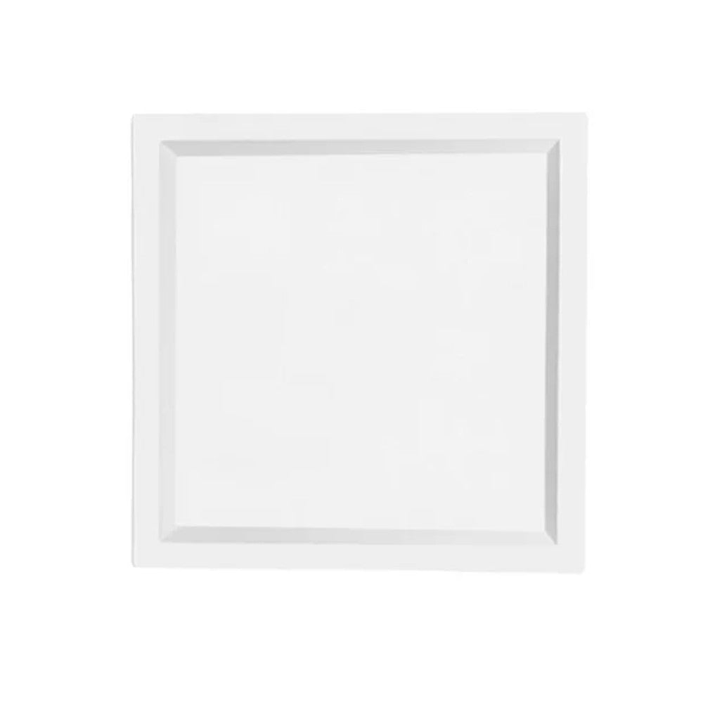 Painel LED Sobrepor Quadrado 36W 3000K 40cm Branco Recuado Nordecor
