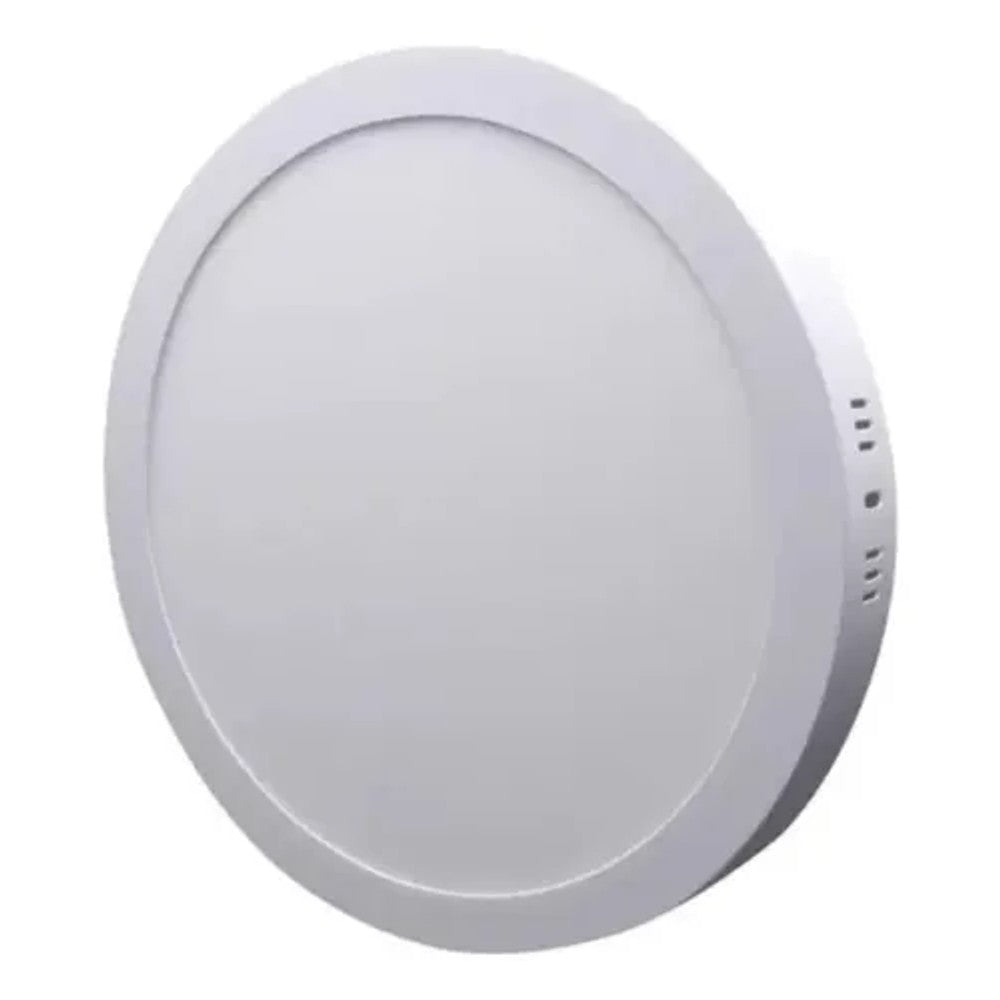 Painel LED Sobrepor Redondo 18W 3000K 21cm Branco PIX