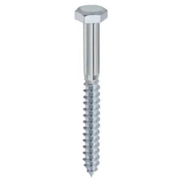 Parafuso AA Cabeça Sextavada Rosca Parcial 1/4x75mm Fischer Cartela com 4 Peças