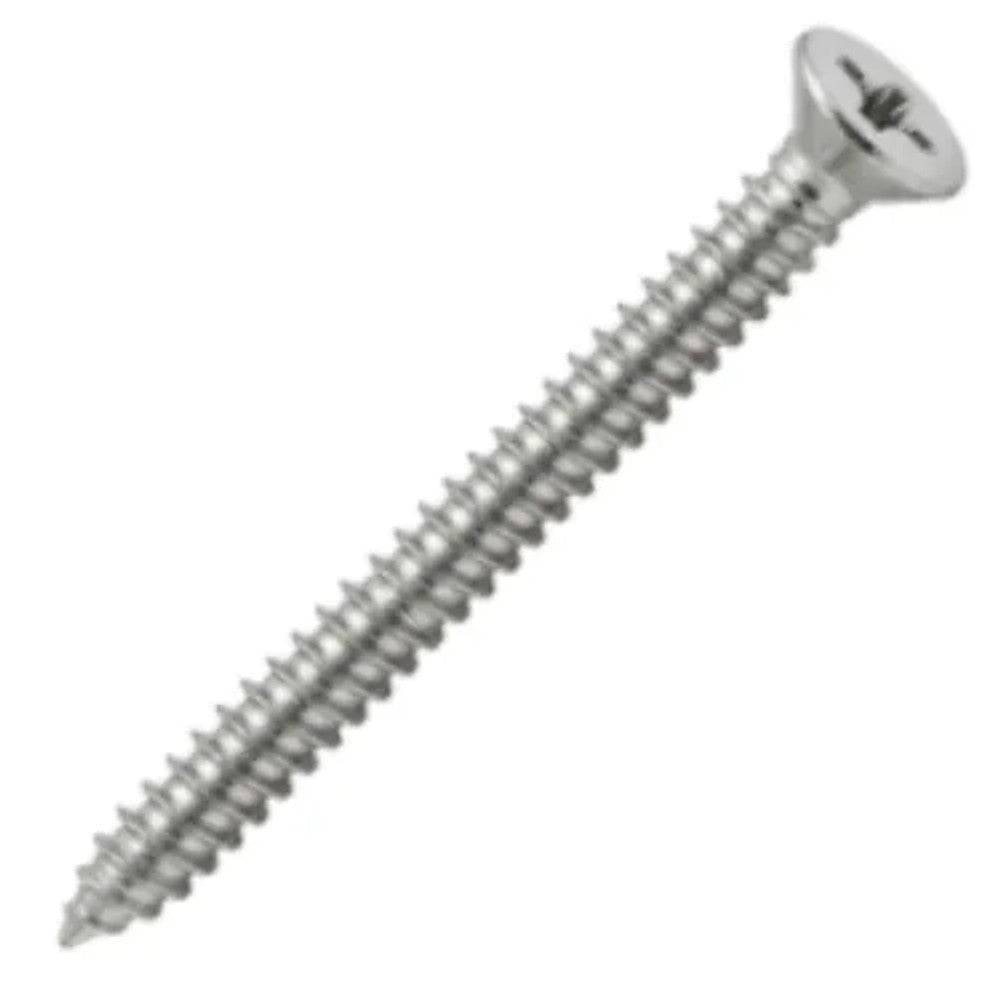 Parafuso Auto Atarraxante Cabeça Chata Phillips Inox 4,2x32mm