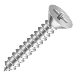 Parafuso Autoatarraxante Cabeça Chata Rosca Total 4,5x45mm Fischer 10 Peças