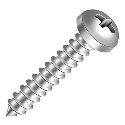Parafuso Autoatarraxante Cabeça Panela 4,8x50mm para Bucha S8 Jomarca 100 Peças