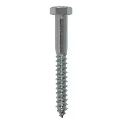Parafuso Madeira Cabeça Sextavada 1/4x50 para Bucha S10 com 100 Peças