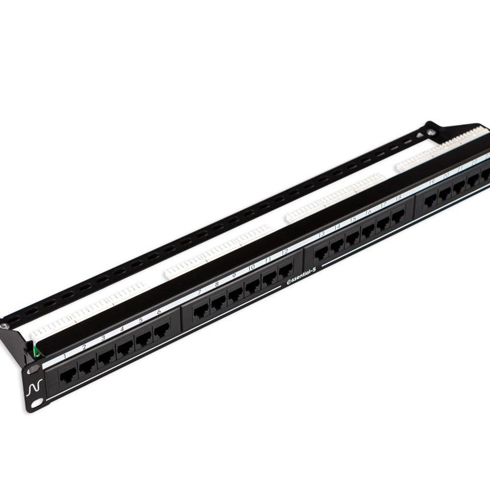 Patch Panel Cat5e 24 Portas Com Guia de Cabos Nexans