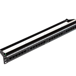Patch Panel Cat5e 24 Portas Com Guia de Cabos Nexans
