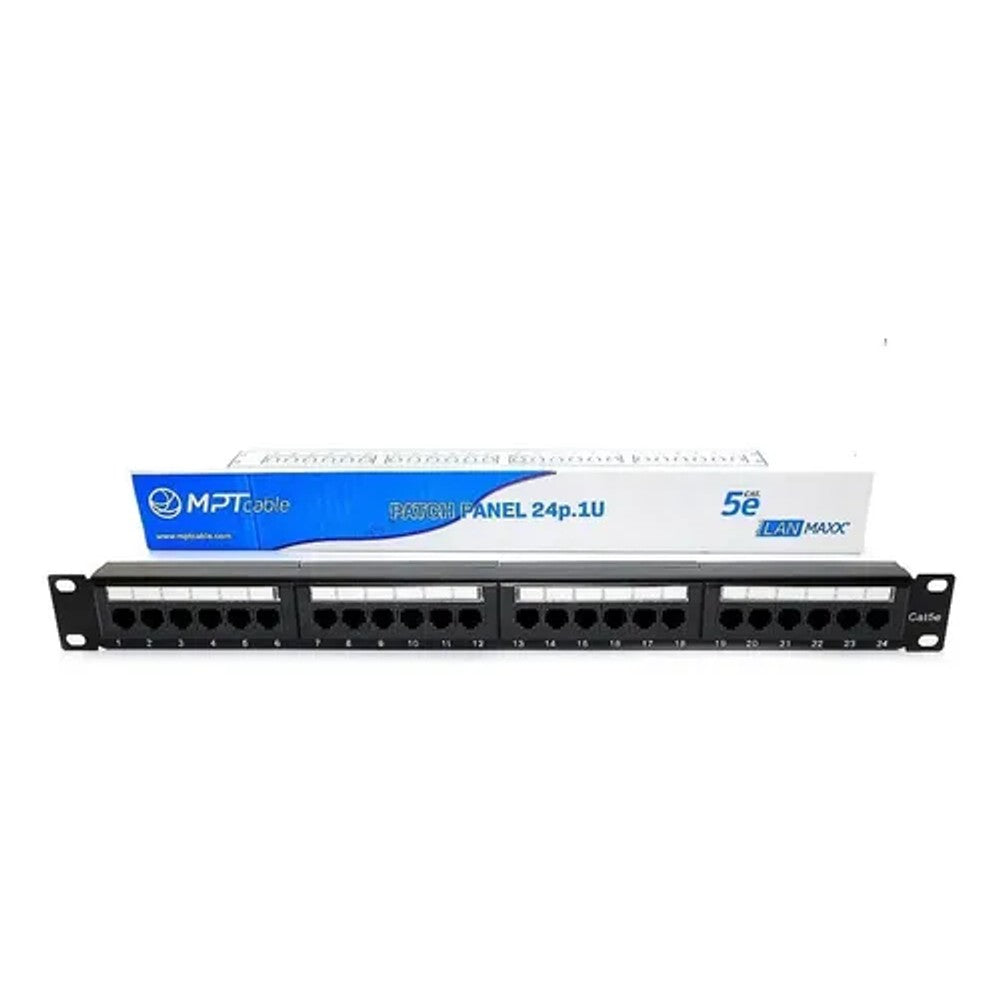 Patch Panel Cat5e 24 Portas Mpt