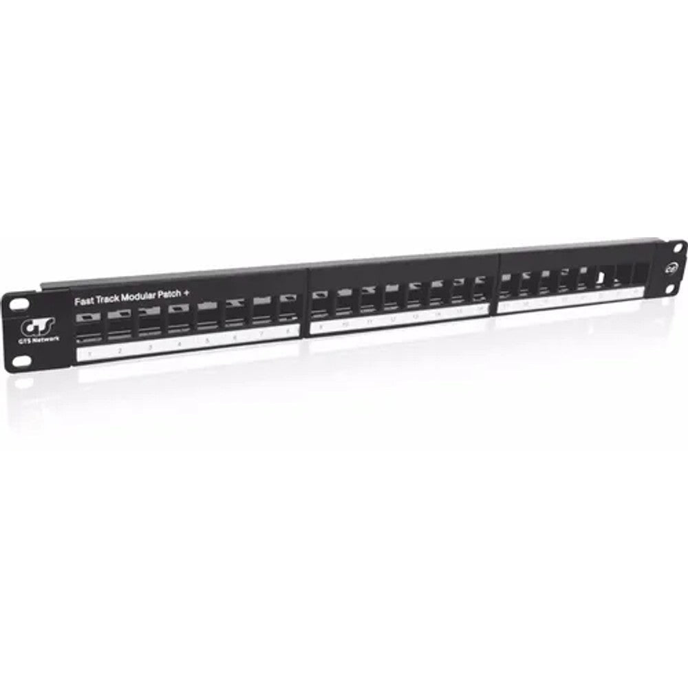 Patch Panel Descarregado Cat6 24 Portas Fast Track Gts