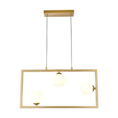 Pendente Bella Gioia 13W 3000K Transparente Dourado