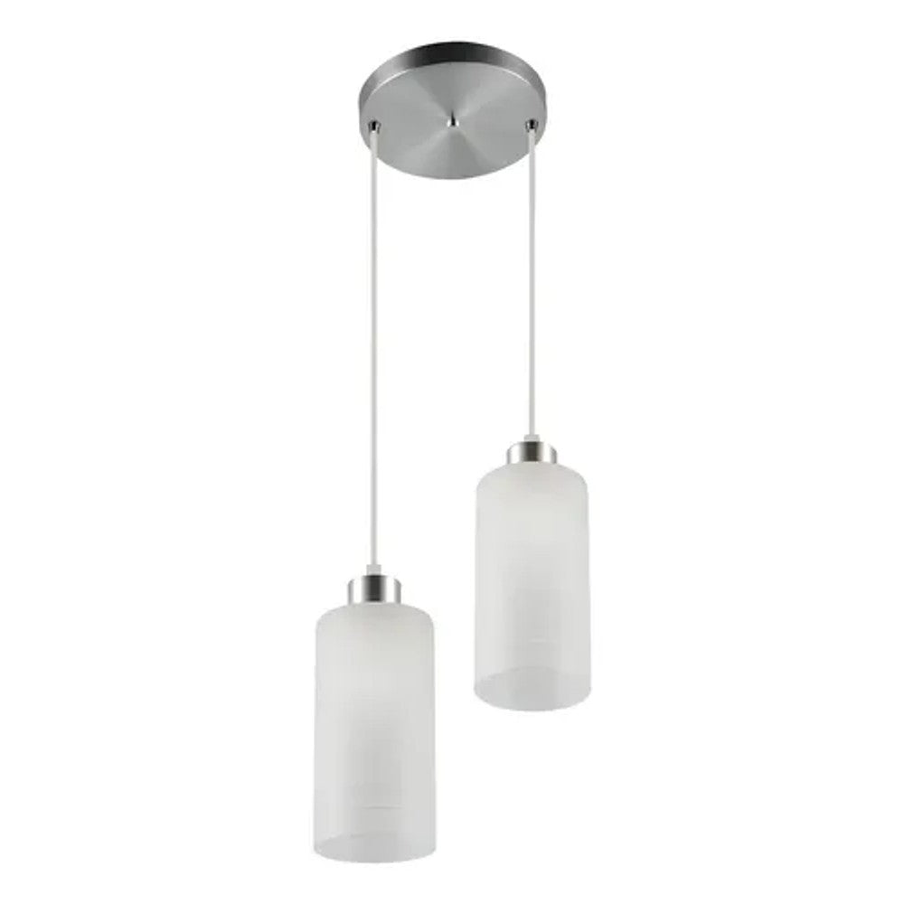 Pendente Blumenau Jasmim 88551104 Alumínio Escovado 2xE27
