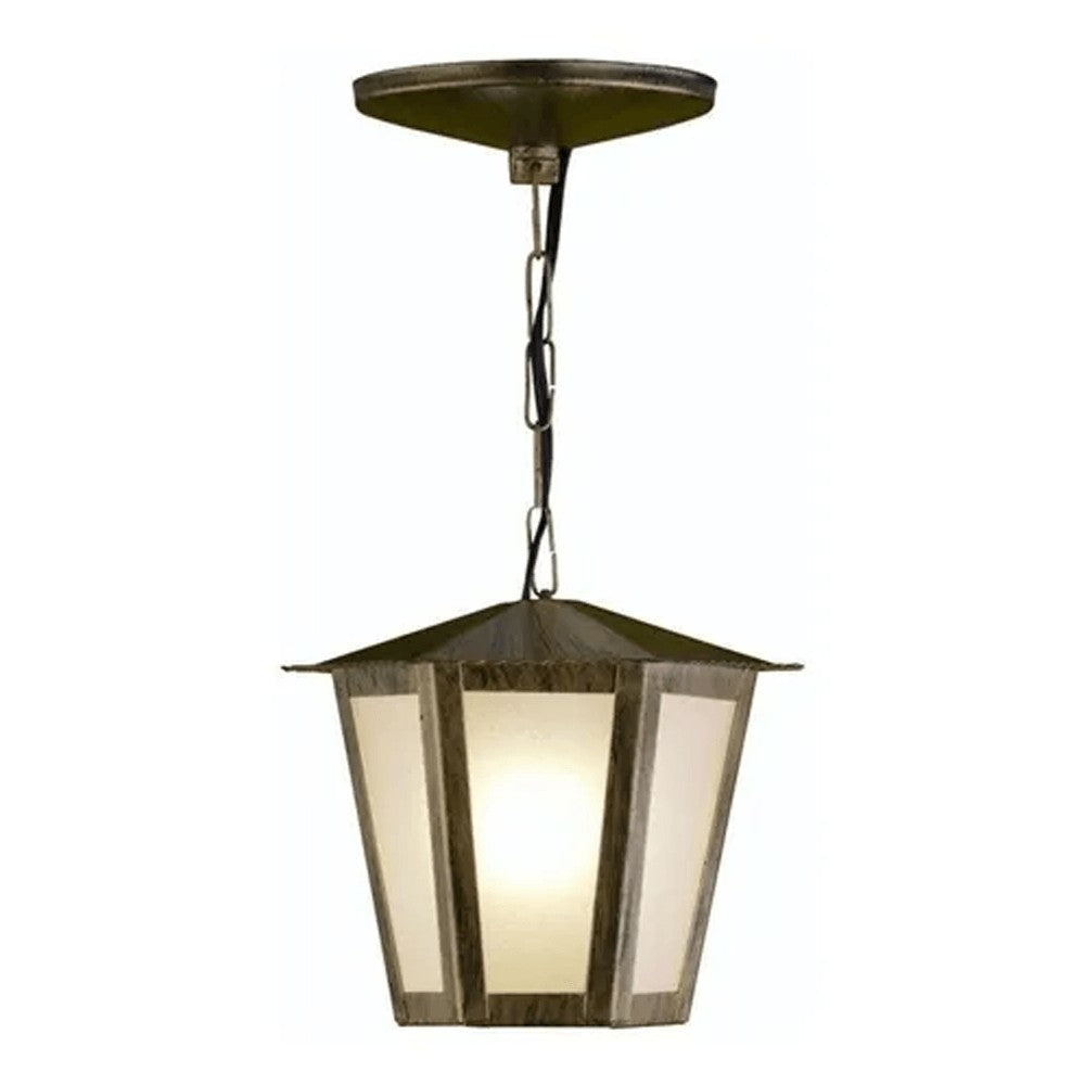 Pendente Colonial Ideal L1C Ouro Velho Aço 1xE27