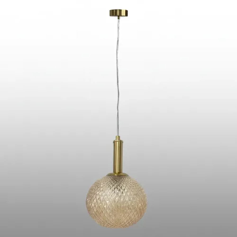Pendente GMH Berilo 16cm Soquete G9 Âmbar