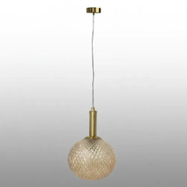 Pendente GMH Berilo 16cm Soquete G9 Âmbar