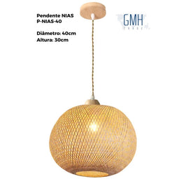 Pendente GMH Nias 40cm E27
