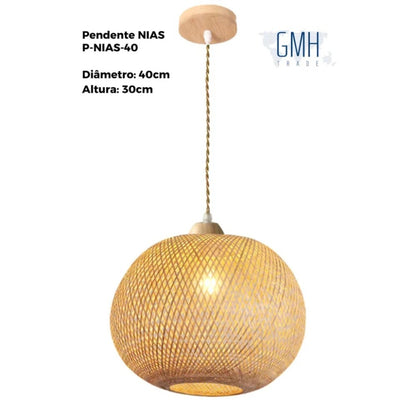 Pendente GMH Nias 40cm E27