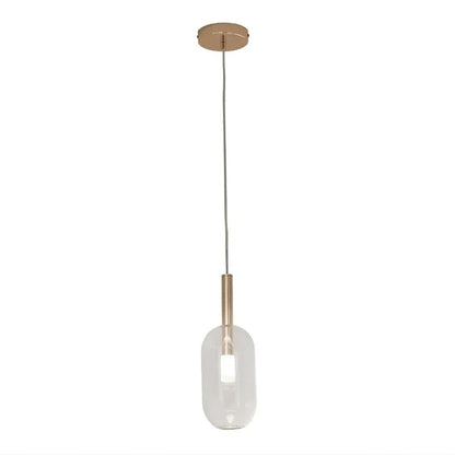 Pendente LED Hevvy Remi 12x38cm 1 Lâmpada G9 Transparente