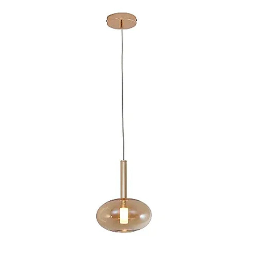 Pendente LED Hevvy Remi 21,5 x 28 cm 1 Lâmpada G9 Âmbar